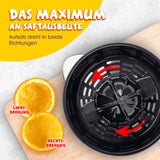 GOURMETmaxx Zitruspresse 0,7l Edelstahl mit 2-Wege-Rotation für maximale Saftausbeute und einfache Handhabung.