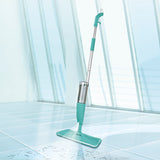 CLEANmaxx Spray-Mopp - 600 ml Tank - türkis, mit abnehmbarem Wassertank und Tropf-Stopp, ideal für empfindliche Hartböden.