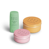 SHEA YEAH Beauty-Set mit Hand Balm, Body Butter und Lip Balm, wasserfrei, vegan und zertifizierte Naturkosmetik.
