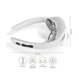 nah-vital Kompakt-Nackenmassagegerät mit 5 Massagemodi, Wärmefunktion, faltbar, leicht und akkubetrieben für entspannte Nackenmuskeln.