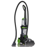 CLEANmaxx Teppichreiniger Professional 800 W Schwarz/Grün mit Teppichshampoo für effektives Waschen, Reinigen und Absaugen von Teppichen.