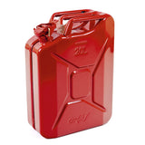 Oxid7® Metall Benzinkanister Kraftstoffkanister rot 20 Liter, einbrennlackiert mit UN-Zulassung, geeignet für Bio-Ethanol.