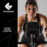FitEngine Heimtrainer Smart mit 9kg Schwungrad, 24 Widerstandsstufen, LCD-Display und Kinomap-kompatibel für Home-Training.