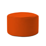 LUMALAND Sitzsack Pouf (50 L) in Orange, wetterfest, leicht, vielseitig als Sitzhocker und Fußschemel für In- und Outdoor.