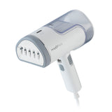 MAXXMEE Dampfbürste - vertikaler Dampfstoß weiß/grau mit Edelstahlplatte, abnehmbarem Wassertank und schnellem Aufheizen in 25 Sekunden.