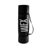 #DoYourFitness Fitnessmatte schwarz 183x61x0,8 cm, rutschfest, robust, leicht, mit Tragegurt, ideal für Yoga & Gymnastik in- & outdoor.