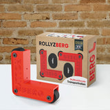 Rollyzberg Transportrollen - 2er-Set - rot, praktische Möbelrollen zum Verschieben, mit Befestigungsmöglichkeiten und modernem Design.