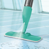 MAXXMEE Spray-Mopp - 380 ml Tank - türkis mit integrierter Sprühfunktion für schonende und einfache Bodenreinigung ohne Eimer.