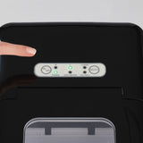 MAXXMEE Eiswürfelbereiter schwarz mit Bedienfeld, schnelles Eiswürfeln in 8 Minuten, 9 Eiswürfel, 1,8 l Wassertank, kein Wasseranschluss nötig.