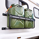 Oxid7® Metall Benzinkanister 10 Liter - Schwarz, UN-zugelassen, korrosionsgeschützt, ideal zum Transport von Benzin oder Diesel.