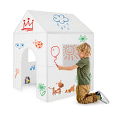 Imaginew Playhome Spielhaus Bauernhof & Kaufmannsladen zum Bemalen und Bauen, wiederverwendbar und flexibel erweiterbar mit Klettverschluss.
