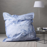 LUMALAND XXL Sitzsack im Marmor Design 380L, 140x180 cm, wasserfest, Indoor & Outdoor, bequeme Alternative zu Sofa und Sessel.