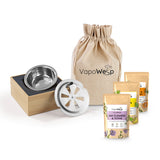 VapoWesp Räucherbox inkl. Orange & Rosemary, Lemon & Basil, Hay Flowers & Thyme für natürliche Wespenabwehr.