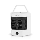 MAXXMEE Luftkühler mit Befeuchtung weiß, kompakt, mit Tragegriff, herausnehmbarem Kühl-Akku und flüsterleisem Betrieb bis 47 dB.