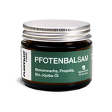 FLUFFINO® Pfotenbalsam - 50 ml, natürlicher Pfotenschutz mit Bienenwachs, Propolis und Bio-Jojobaöl für Hunde.
