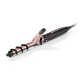 VITALmaxx Multifunktions-Glättbürste Deluxe 50W in Schwarz/Rosegold, 6-in-1 Stylinggerät mit automatischer Temperatureinstellung.