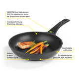 N8WERK 8-teiliges Aluguss-Topf- und Pfannen-Set mit Heat Indicator, 3-fach Ilag Ultimate Beschichtung, geeignet für alle Herdarten.