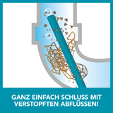 EASYmaxx Abflussreiniger-Stick Meeresbrise - löst Fett- und Seifenreste schnell aus verstopften Abflussrohren für saubere Rohre.