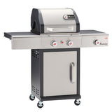 LANDMANN Gasgrill Triton 2.1 MaxX 121 cm Edelstahl mit stufenlos einstellbaren Brennern und Infrarot-Seitenbrenner.
