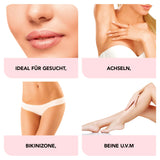 MAXXMEE Haarentferner Perfect Shave inkl. USB-Kabel - weiß/rosegold, sanfte Haarentfernung für Gesicht, Achseln, Bikinizone und Beine.