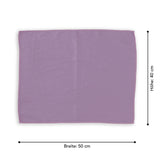 MAXXMEE Politurtuch Mikrofaser beere/flieder/lila, 50x40 cm, Nassreinigung & Trockenpolieren, streifenfreies Fischgrätenmuster