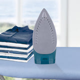 CLEANmaxx Dampfbügelstation petrol/weiß mit kratzfester Leichtlaufsohle und stufenloser Temperaturregulierung für verschiedene Textilien.