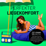 LUMALAND Sitzsack Drops (300 L) Royalblau für drinnen & draußen, atmungsaktiv, flexibel anpassbar für optimalen Liegekomfort.