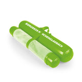 Borussia Mönchengladbach Wasserhängematte mit Tragefunktion, grün, 119 cm, aufblasbare Nacken- und Kniestütze, komfortables Netzmaterial.