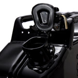 Oxid7® Metall Benzinkanister 20 Liter - Schwarz mit UN-Zulassung, Pulverbeschichtung und Korrosionsschutz für Benzin und Dieseltransport.
