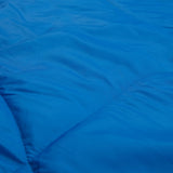 Where Tomorrow Doppelschlafsack mit Tragetasche in Royalblau, wasserabweisend, 2-Personen, 190 x 150 cm für komfortables Camping.
