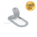 flapgrip Handyhalterung - Smartphone-Halterung - grau, schmal, leicht, für besseren Halt und als praktische Stütze beim Video- oder Selfiegebrauch.