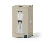 COLD DRIP Kaffeebereiter - 0,5 l mit Borosilikat-Glas, Edelstahlfilter und Füllstandsanzeige für kalten Cold Brew Kaffee.