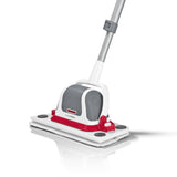 CLEANmaxx Ersatz-Aufsätze 4-tlg. für die Akku-Scheuerbürste, 3 Tücher und 1 Bürste, leicht wechselbar, rot.