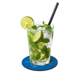 Hertha BSC Untersetzer 3D 10,5 x 10,5 cm 5er-Set blau/weiß mit Logo und rutschfester Unterseite für sicheren Stand.