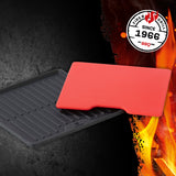 LANDMANN Schneidebrett mit Silikonmatte, rutschfest, tropfsicher und leicht zu reinigen für saubere Essenszubereitung.