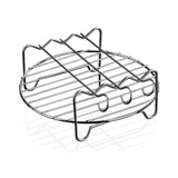 GOURMETmaxx Grillrost Edelstahl für die Heißluft-Fritteuse 2,2l, ideal zum Braten und Rösten von Fleisch, Fisch und Gemüse.