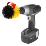 CLEANmaxx Bürstenaufsatz-Set für Bohrmaschine, 10-tlg., ideal zur Reinigung von Böden, Fliesen, Felgen und Gartenmöbeln.