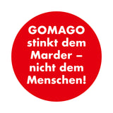 GOMAGO Mardervergrämung Haus - 2er-Set signalisiert Mardergefahr durch Duftstoff, verhindert Schäden, sofort anwendbar, für ca. 25 m² Fläche.