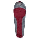 Where Tomorrow Camping Schlafsack Classic - Mumienschlafsack mit Tasche, wasserabweisend, atmungsaktiv, für Temperaturen bis -5°C, weinrot.