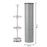 EASYmaxx Flaschenkühler mit 3 Stellflächen, 90x20 cm, robust, stromlos, ideal für Bier & Softdrinks ohne Kühlschrank.