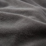 LUMALAND Luxury Mikrofaser Bademantel mit Kapuze für Damen und Herren in Grau Größe XXL, flauschiges Mikrofaser Coralfleece Material.