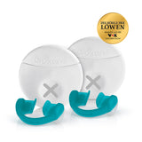 bruXane 2go - Zahnschiene mit Biofeedback bei Zähneknirschen, türkis, 2er-Set zur Schmerzreduktion und entspanntem Schlaf