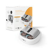 nah-vital Fuß-Massagegerät Akupressur - weiß/grau mit Akupressur-, Shiatsu- und Luftdruckmassage für intensive Entspannung.