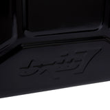 Oxid7® Metall Benzinkanister 10 Liter Schwarz mit UN-Zulassung, Pulverbeschichtung und Korrosionsschutz für Benzin und Diesel.