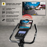 FitEngine Heimtrainer Smart mit Kinomap-Kompatibilität, LCD-Display und individuellem Training für effektives Indoor-Cycling.