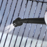 MAXXMEE Dampfbesen mit abnehmbarem Handdampfreiniger sprüht Dampf zur gründlichen Reinigung von Grillrost und Oberflächen.