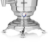 BEEM SAMOWAR Odessa-3 1800 W Edelstahl Samowar mit stufenlosem Thermostat und Trockenlaufschutz für professionelle Teezubereitung.