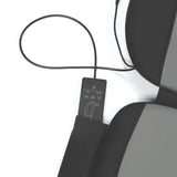 VITALmaxx Shiatsu-Massagesitz 3D schwarz mit Timer, Wärme- und Vibrationsfunktion für entspannende Rücken- und Nackenmassage.