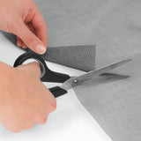 Hoberg Tür-Insektenschutz 90 x 210 cm, anthrazit, zuschneidbar, selbstklebend und selbstschließend mit Magnetverschluss.