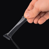 EASYmaxx Spurenloses Klebeband - 5 m, doppelseitig, abwaschbar, wiederverwendbar, wasserfest, temperaturbeständig, leicht zu entfernen.